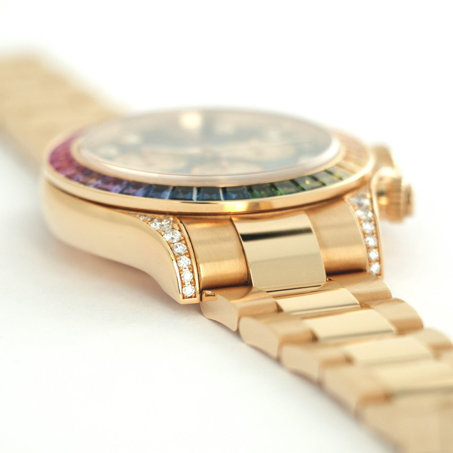 ROLEX YELLOW GOLD DAYTONA RAINBOW WATCH REF