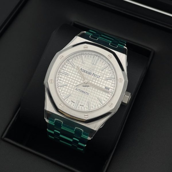 Audemars Piguet Royal Oak Fond Blanc 41mm Homme