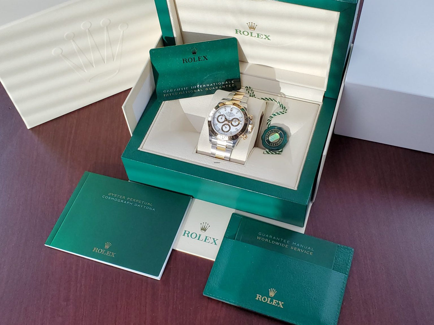 Rolex Daytona Fully Stickered Yellow Gold & Stainless Steel