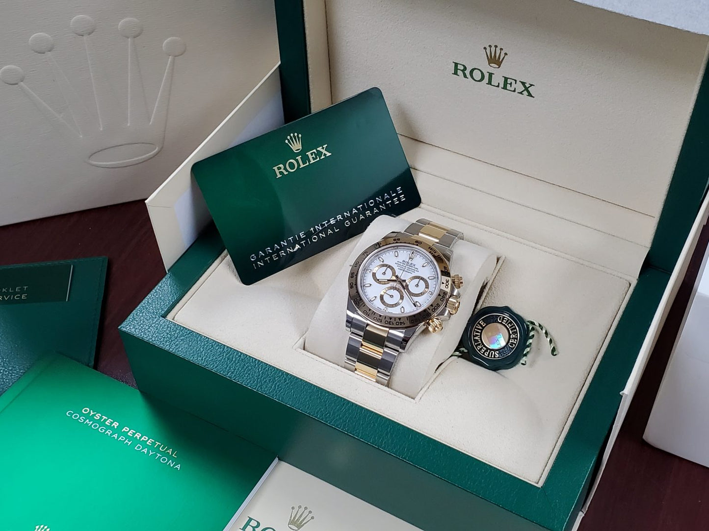 Rolex Daytona Fully Stickered Yellow Gold & Stainless Steel