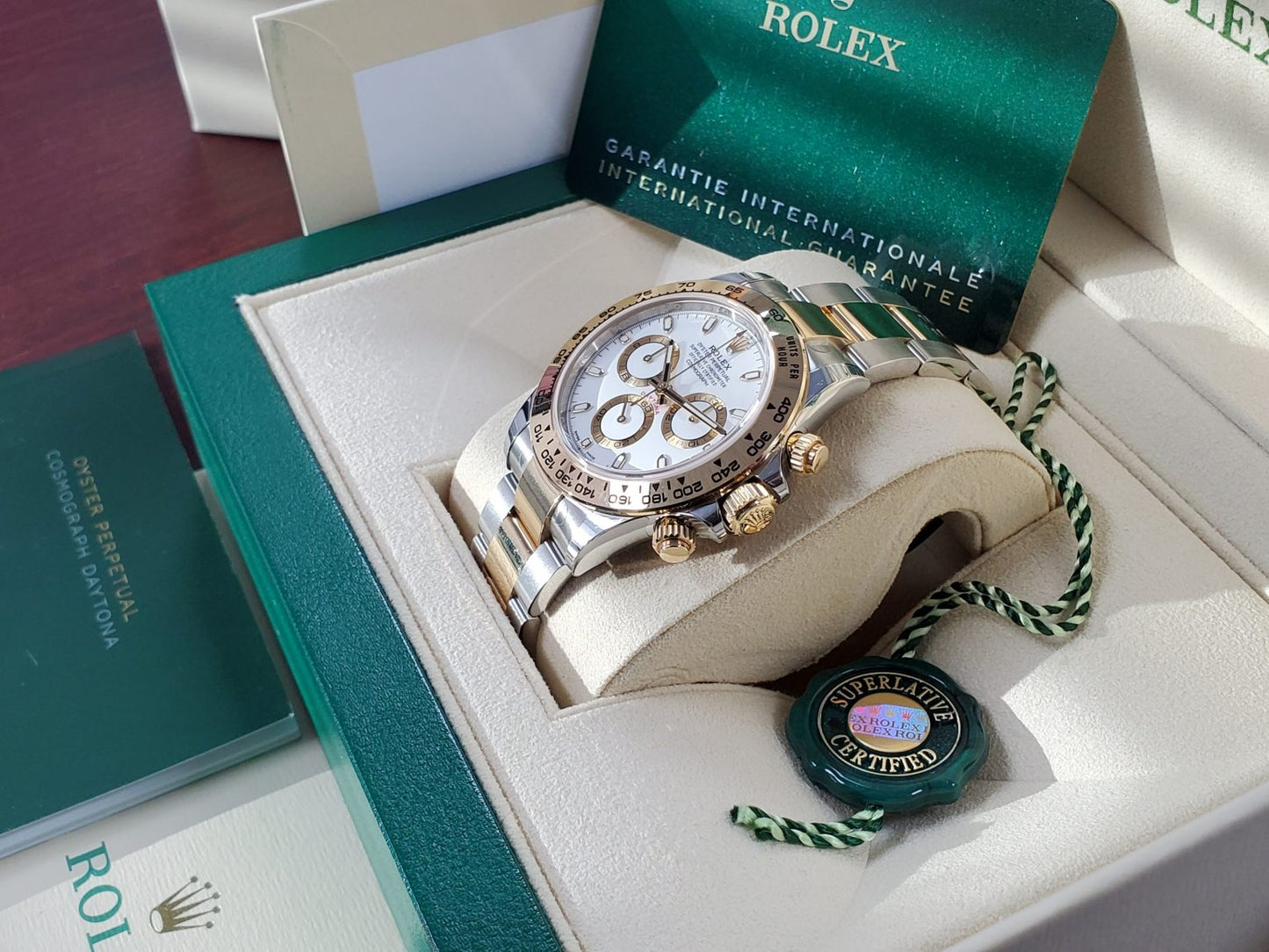 Rolex Daytona Fully Stickered Yellow Gold & Stainless Steel