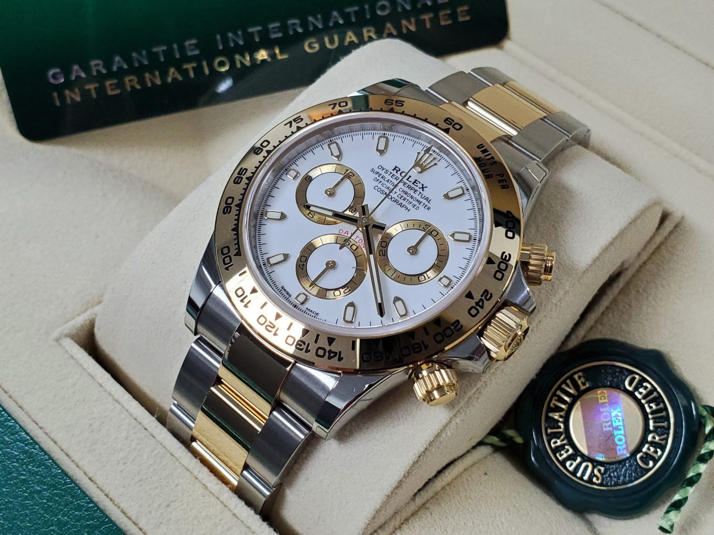 Rolex Daytona Fully Stickered Yellow Gold & Stainless Steel