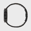 Chronographe pour homme avec bracelet noir