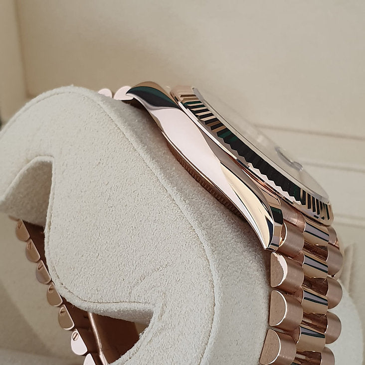 DayDate 40 Olive Rose Gold Pour Homme