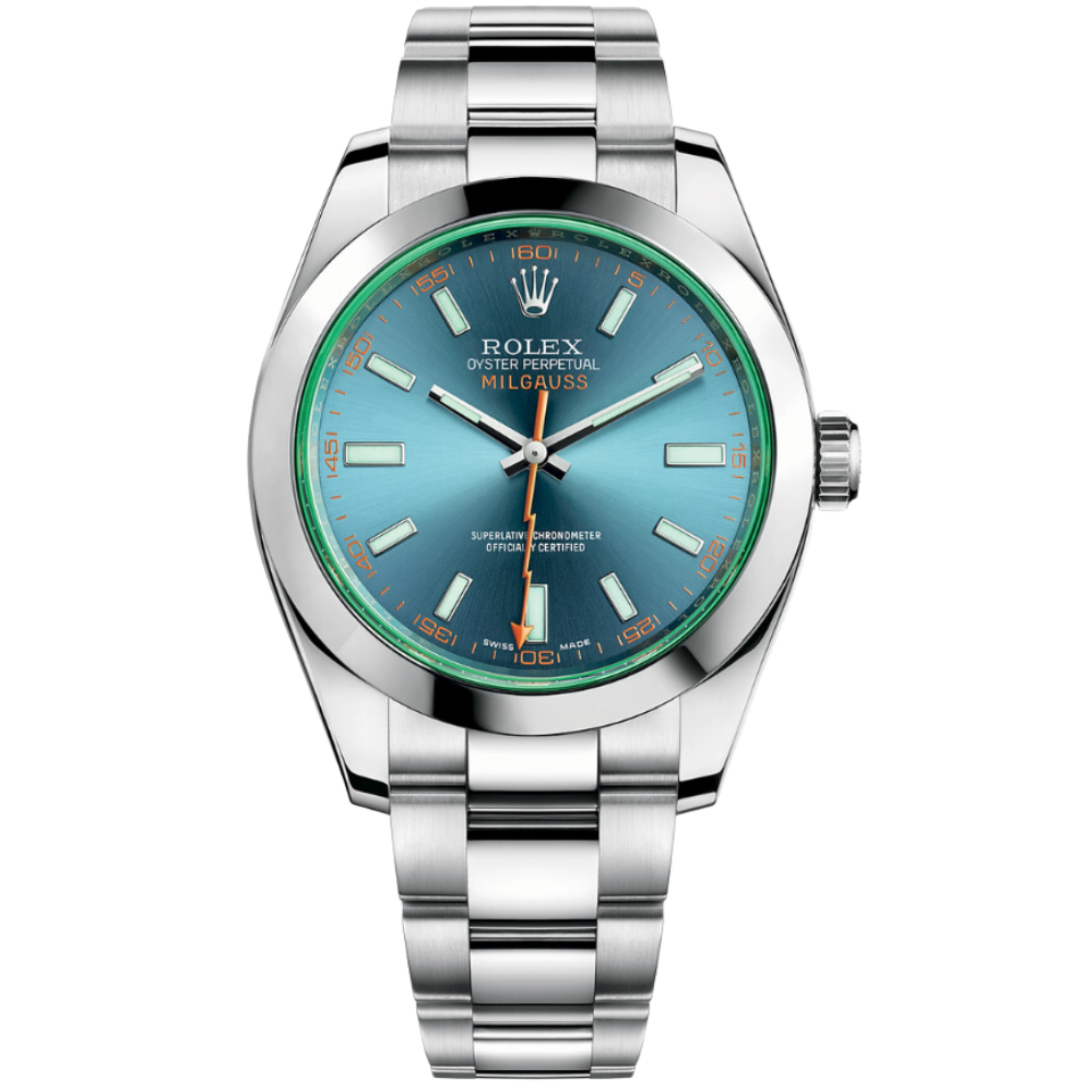 Rolex Milgauss Stainless Steel Blue Dial