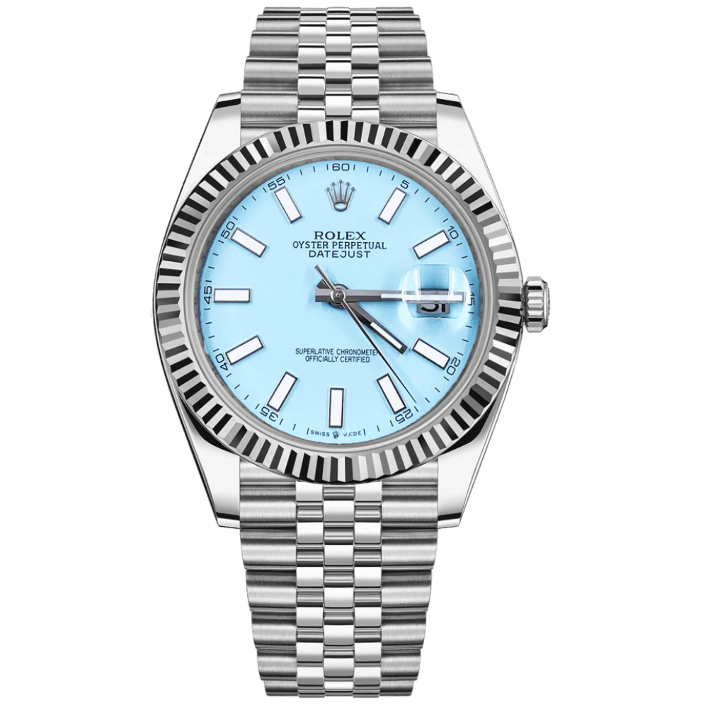 Rolex Datejust Fond TIFFANY Acier jubilee Automatique Hommes 40mm