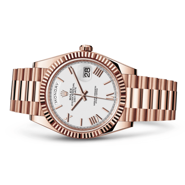 Rolex Day-Date Romain Or Rose