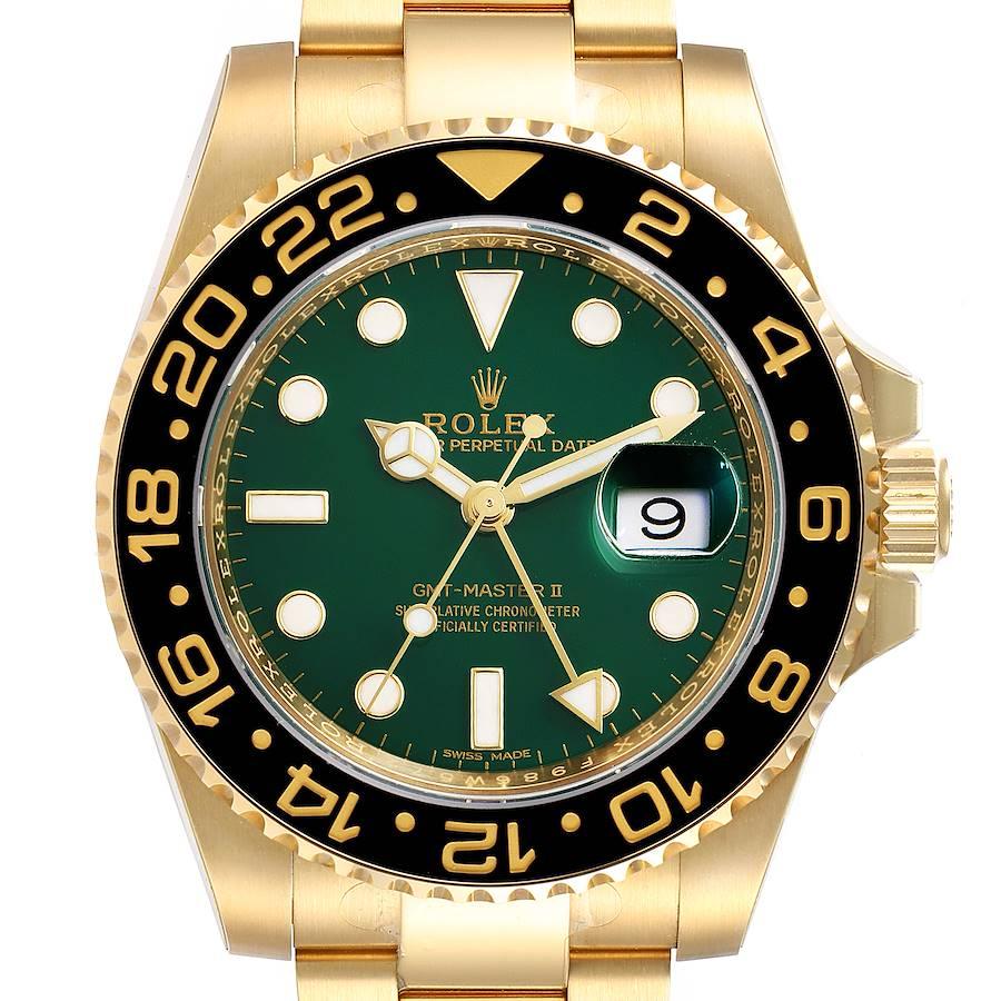 Rolex GMT‑MASTER II Vert/Or Jaune