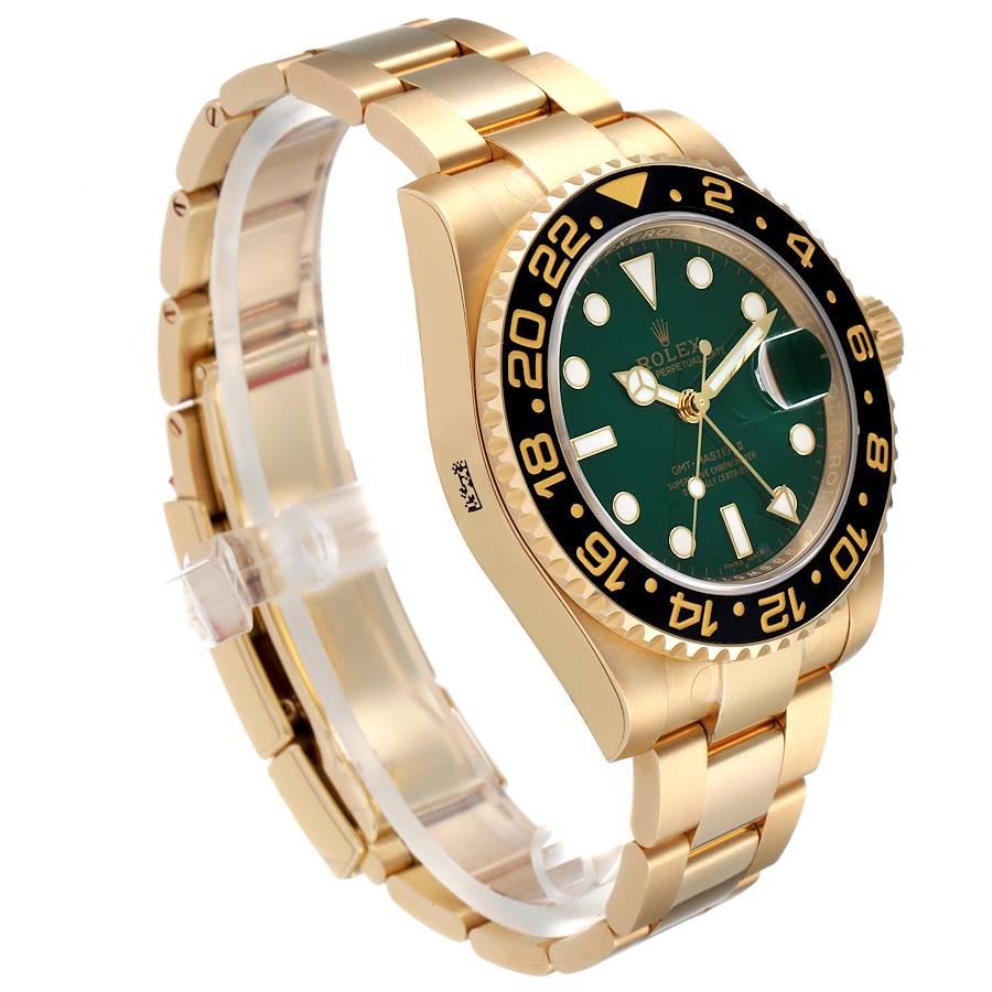 Rolex GMT‑MASTER II Vert/Or Jaune