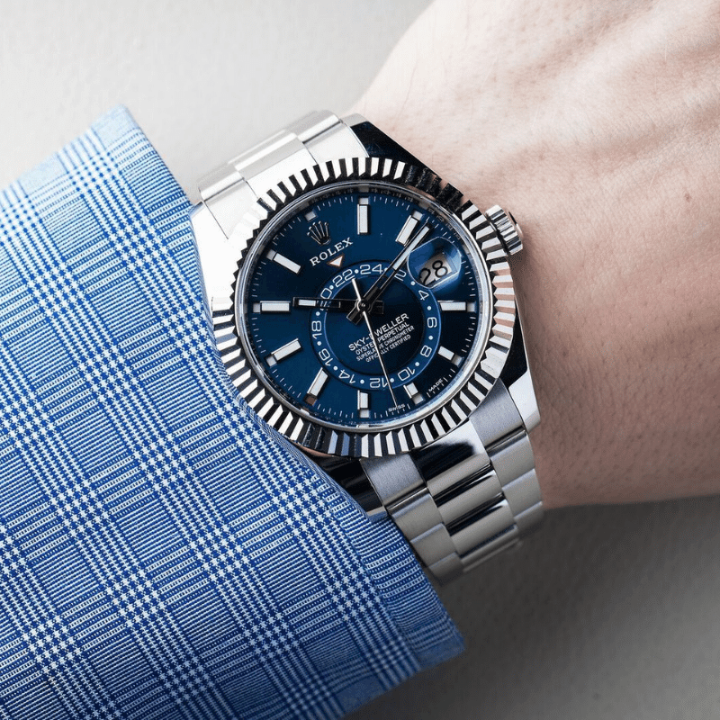 Rolex Sky-Dweller bleu F326934