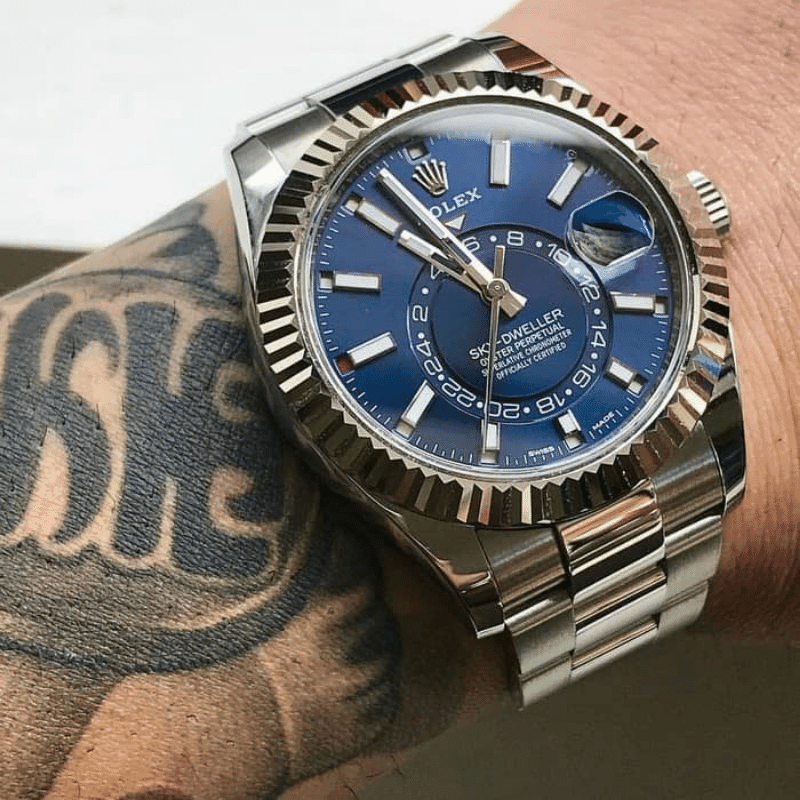 Rolex Sky-Dweller bleu F326934