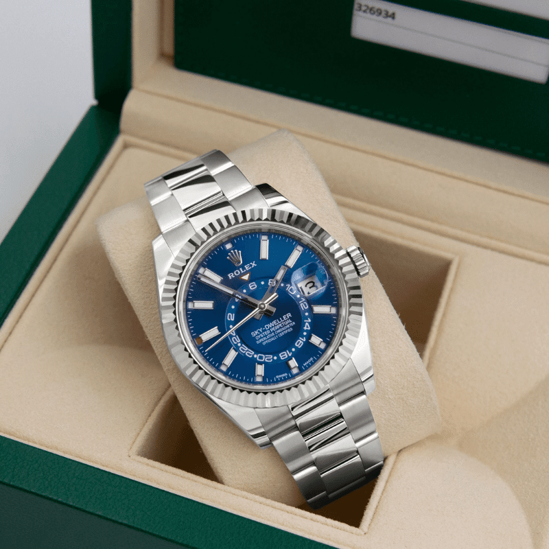 Rolex Sky-Dweller bleu F326934