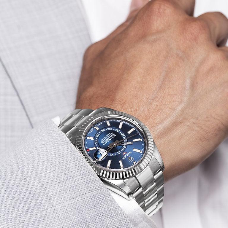 Rolex Sky-Dweller bleu F326934