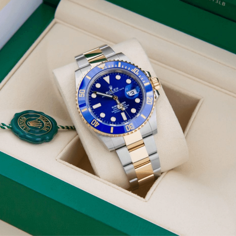 Rolex Submariner Bleu Gris/Or Jaune