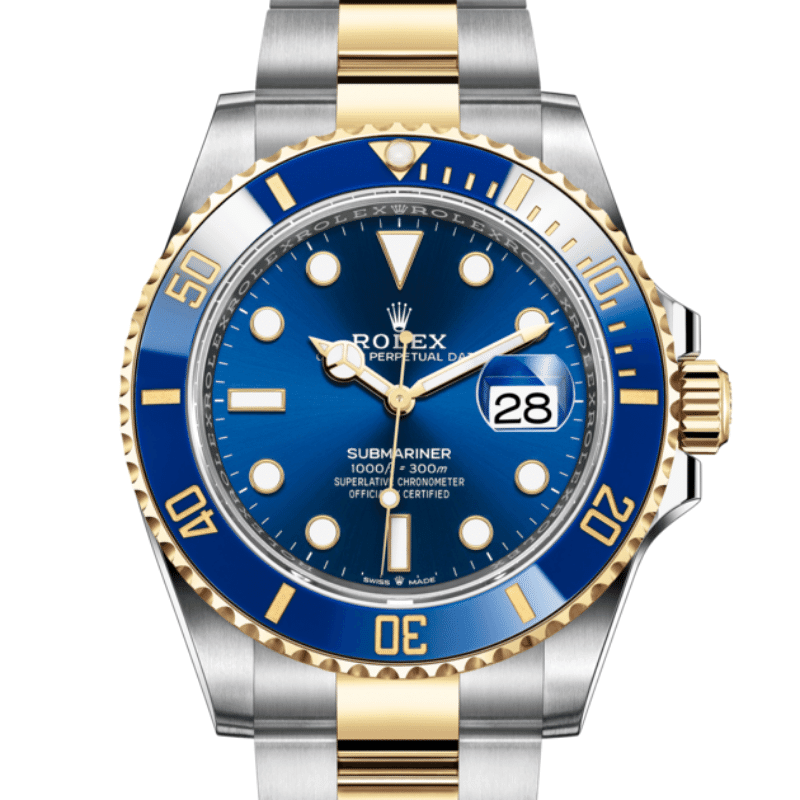 Rolex Submariner Bleu Gris/Or Jaune