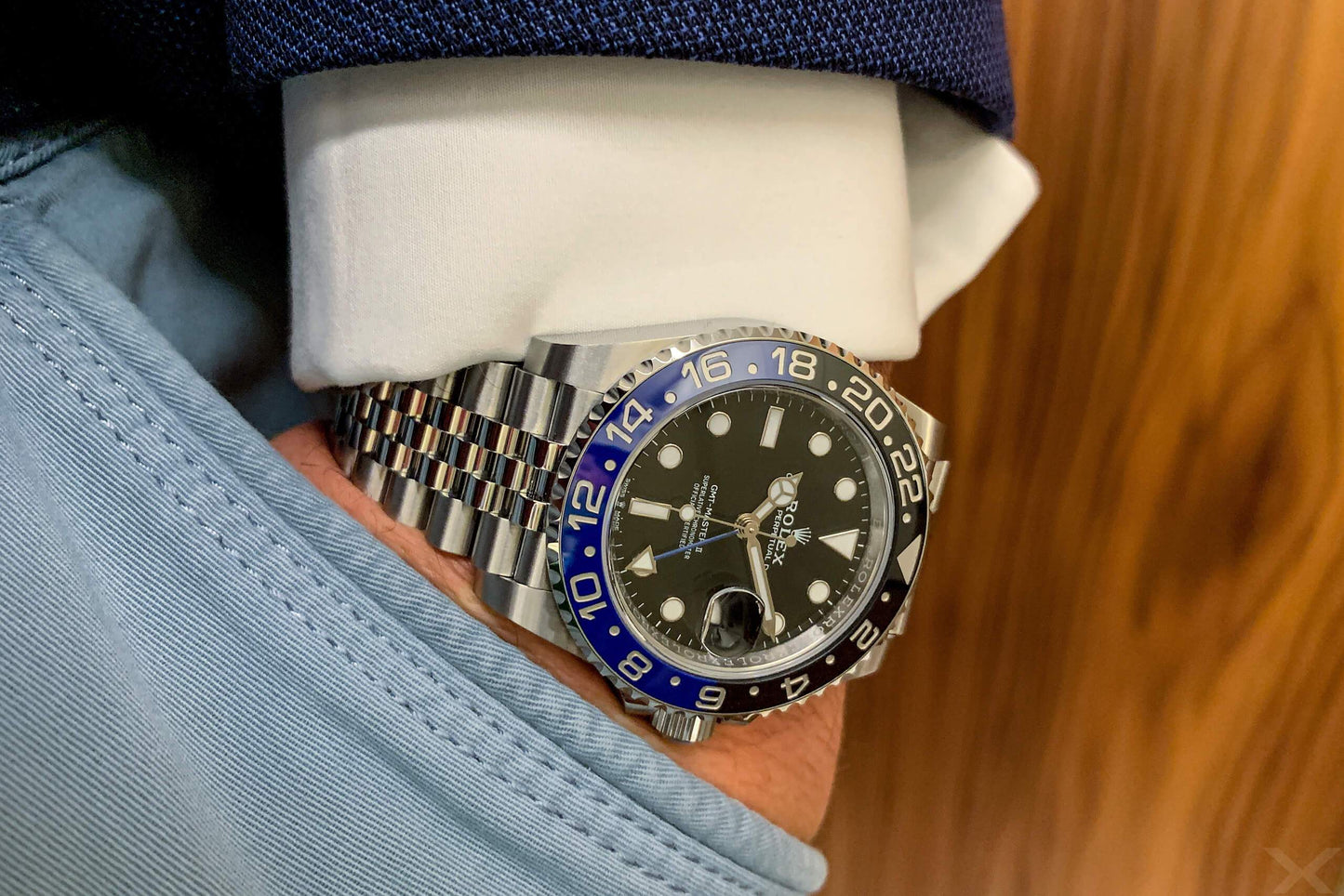 GMT-Master II "BATMAN" 126710BLNR Jubilée Pour Homme