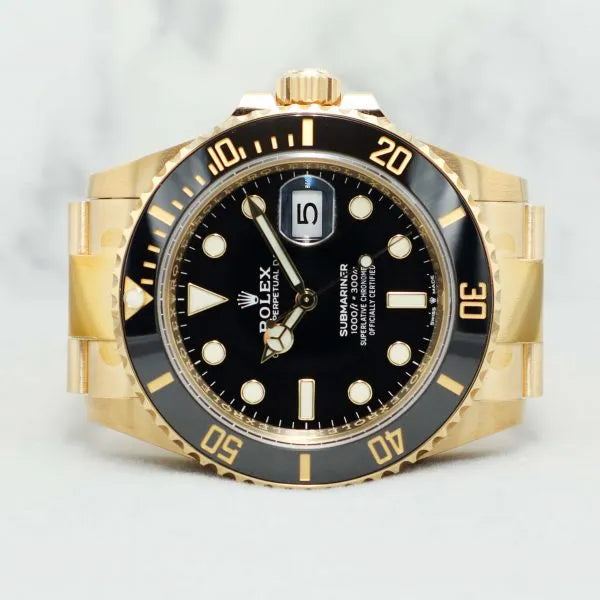 Rolex gold and black