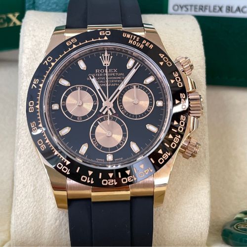 Rolex Daytona Black dial Everose Gold