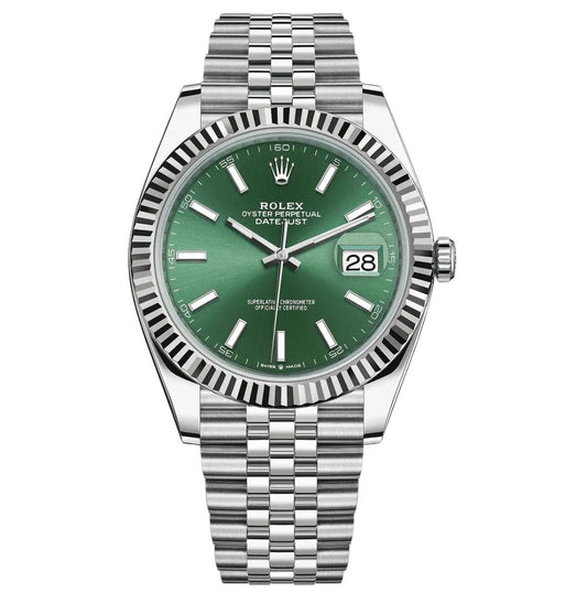 Datejust 41mm Mint Green jubilée Pour Homme