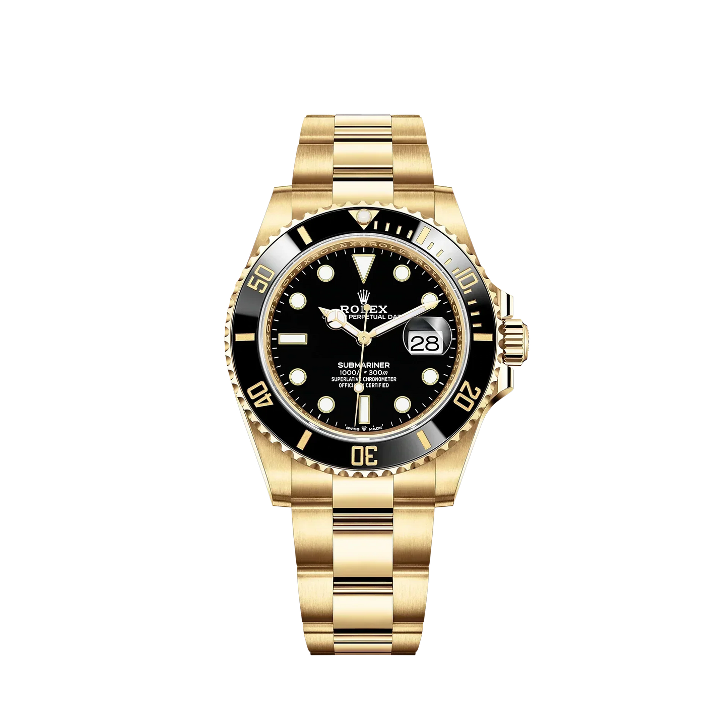 Rolex gold and black