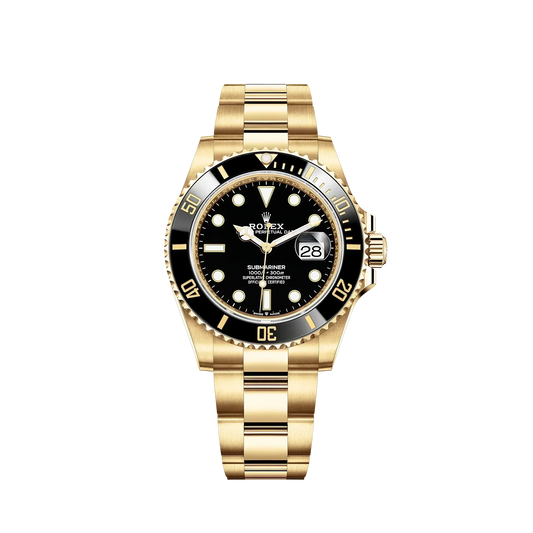 Rolex gold and black