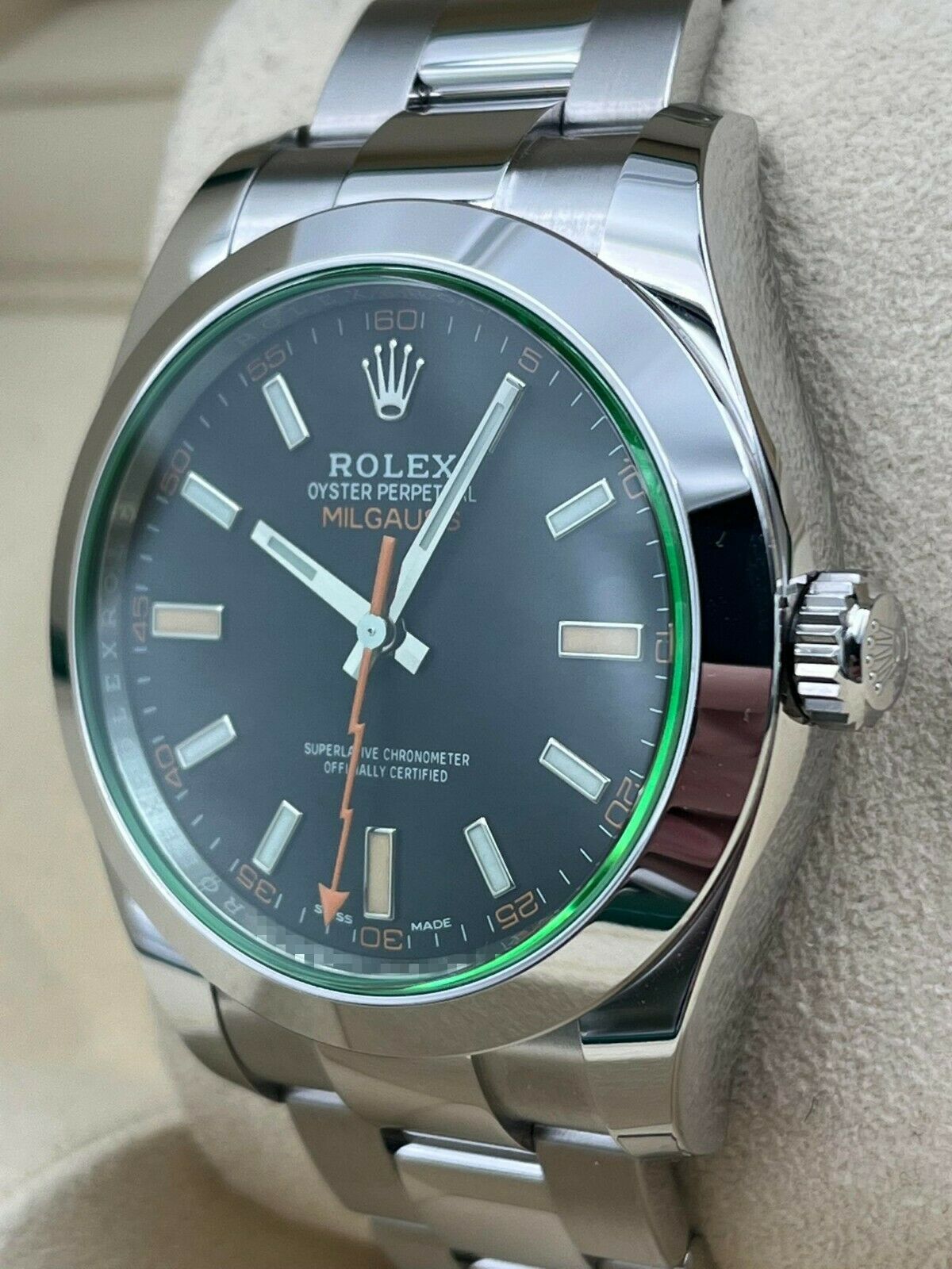 Milgauss Fond Noir Montre Homme