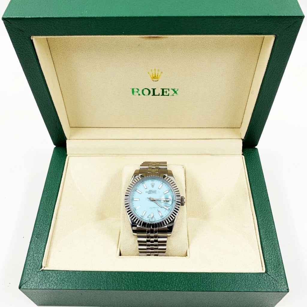 Rolex Datejust Fond TIFFANY Acier jubilee Automatique Hommes 40mm