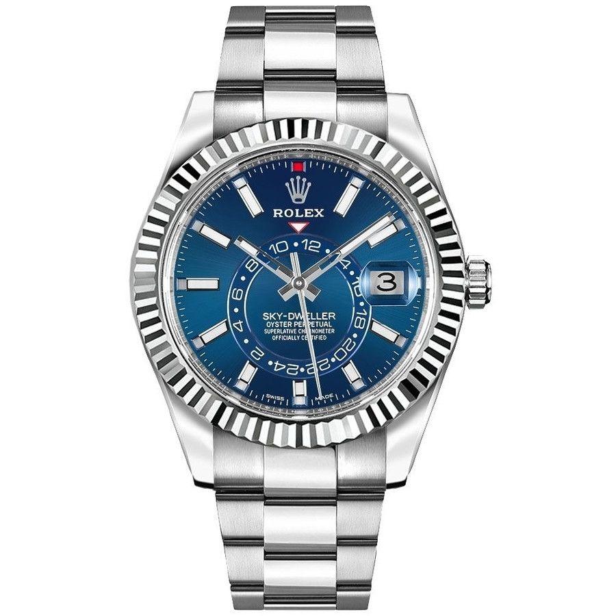 Rolex Sky-Dweller bleu F326934