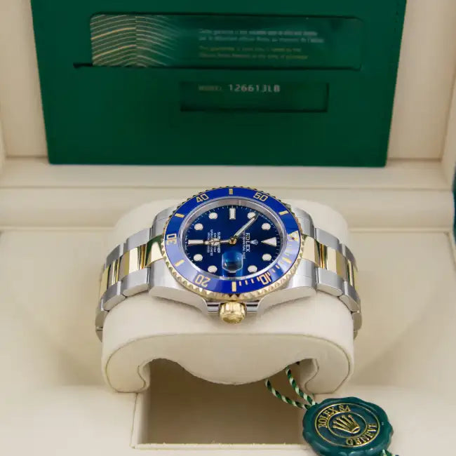 Rolex Submariner Bleu Gris/Or Jaune